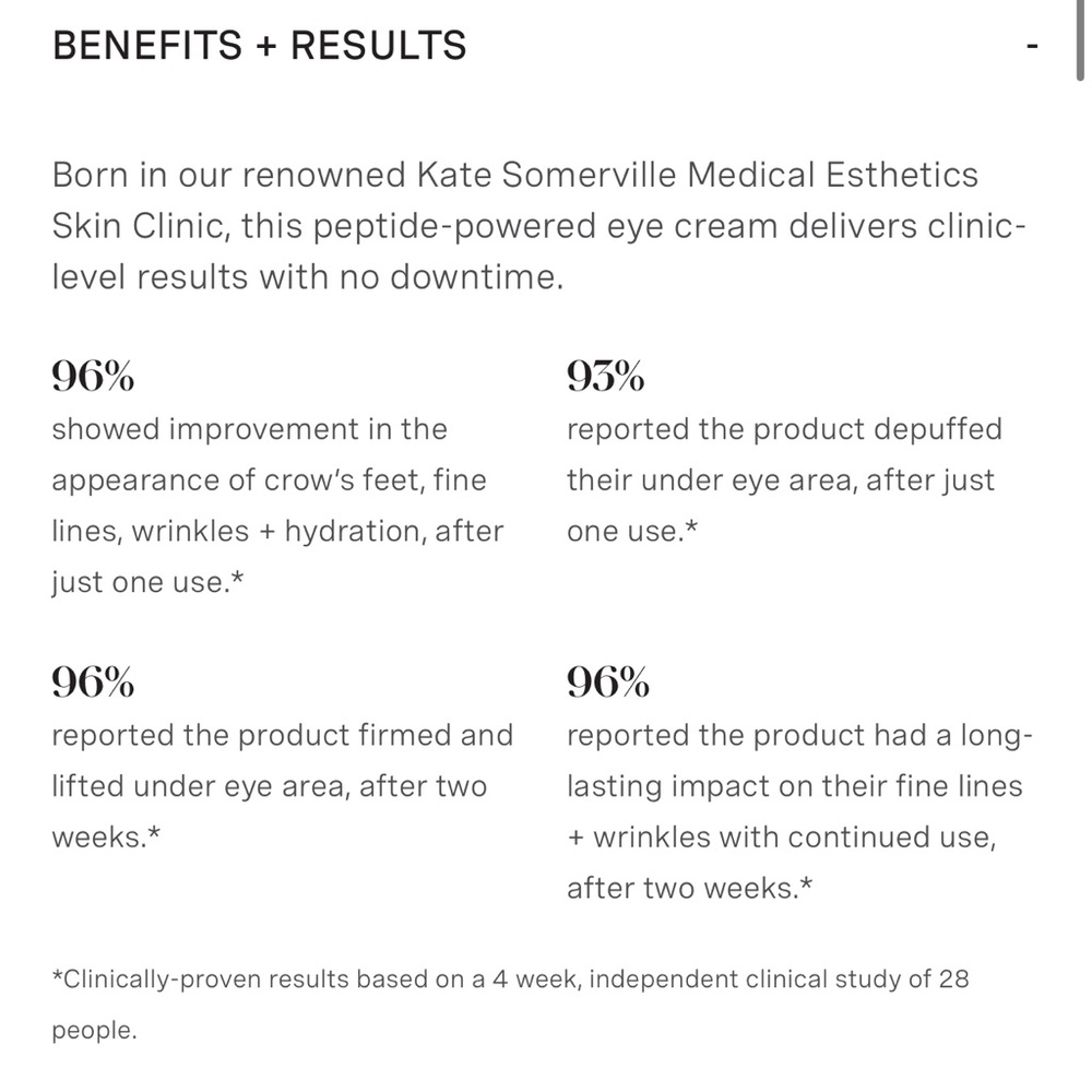 Kate Somerville KateCeuticals Lifting Eye Cream
Botox-in-a-bottle eye treatment - Picture 8 of 10